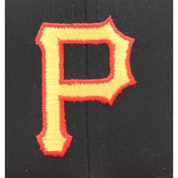 NWT Vintage Pittsburgh Pirates Outdoor Cap Company OC Snapback Hat Red Brim Bill - Picture 3 of 9